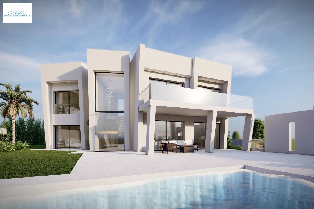 Villa in Moraira te koop, woonoppervlakte 365 m², Bouwjaar 2023, Airconditioning, grondstuk 967 m², 4 slapkamer, 4 badkamer, Zwembad, ref.: AM-11867DA-2