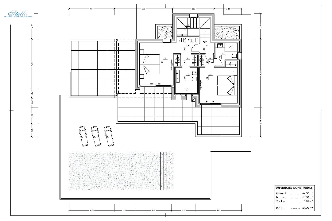 Villa in Calpe te koop, woonoppervlakte 209 m², Bouwjaar 2024, Airconditioning, grondstuk 1000 m², 3 slapkamer, 3 badkamer, Zwembad, ref.: AM-11967DA-8