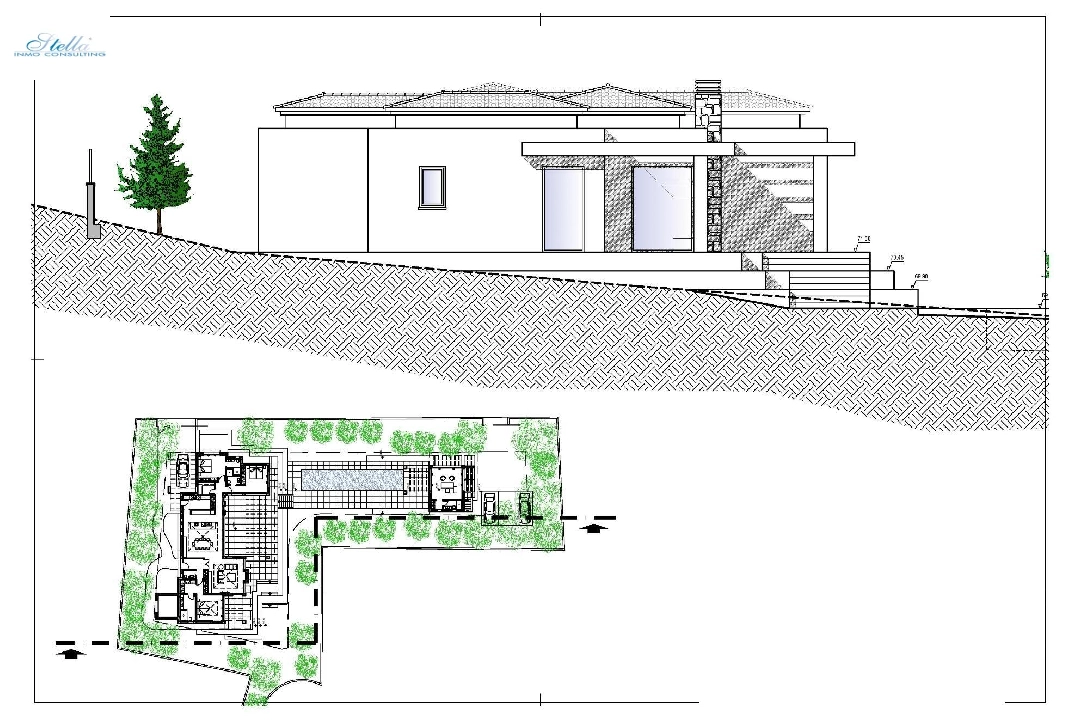 Villa in Javea te koop, woonoppervlakte 420 m², Bouwjaar 2023, Airconditioning, grondstuk 1741 m², 4 slapkamer, 5 badkamer, Zwembad, ref.: AM-12003DA-8