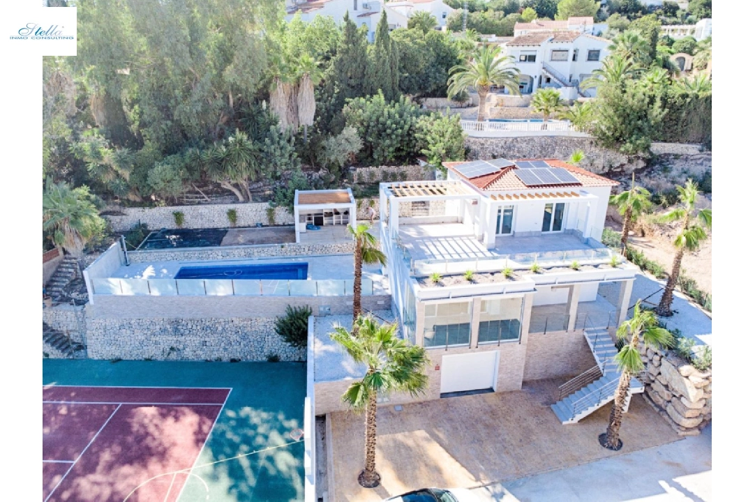 Villa in Moraira te koop, woonoppervlakte 480 m², Bouwjaar 2023, Airconditioning, grondstuk 1140 m², 3 slapkamer, 3 badkamer, Zwembad, ref.: AM-12058DA-29