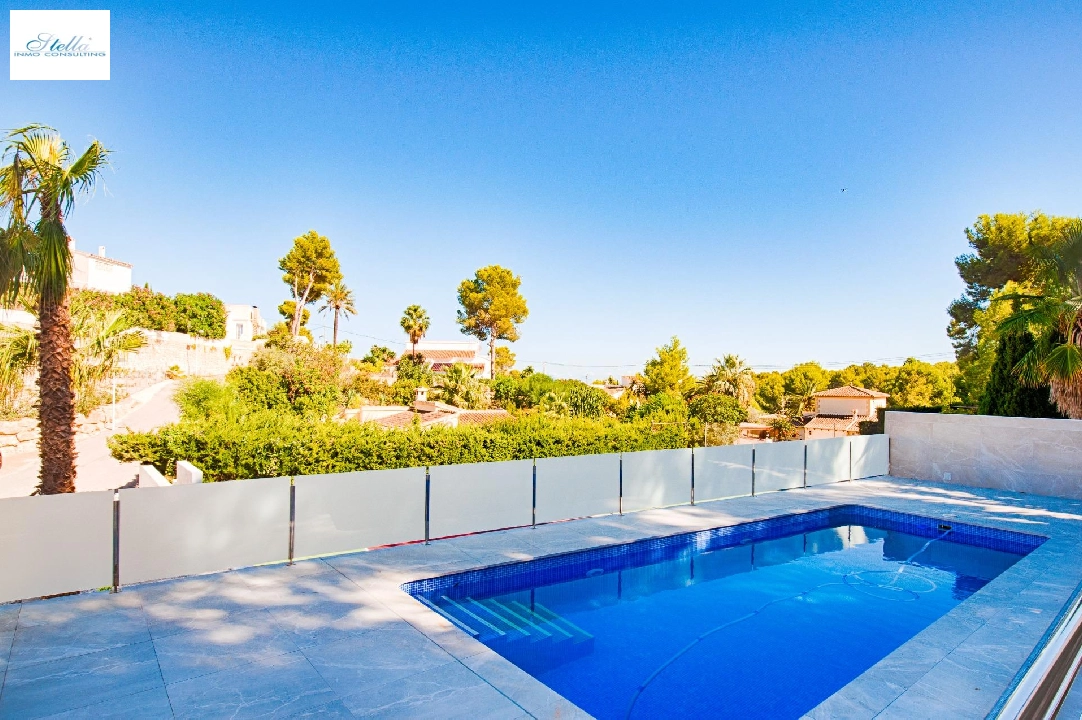 Villa in Moraira te koop, woonoppervlakte 480 m², Bouwjaar 2023, Airconditioning, grondstuk 1140 m², 3 slapkamer, 3 badkamer, Zwembad, ref.: AM-12058DA-32