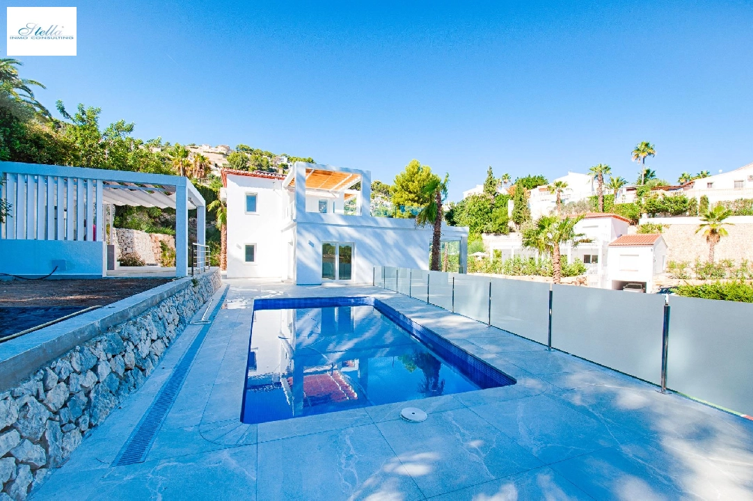 Villa in Moraira te koop, woonoppervlakte 480 m², Bouwjaar 2023, Airconditioning, grondstuk 1140 m², 3 slapkamer, 3 badkamer, Zwembad, ref.: AM-12058DA-37