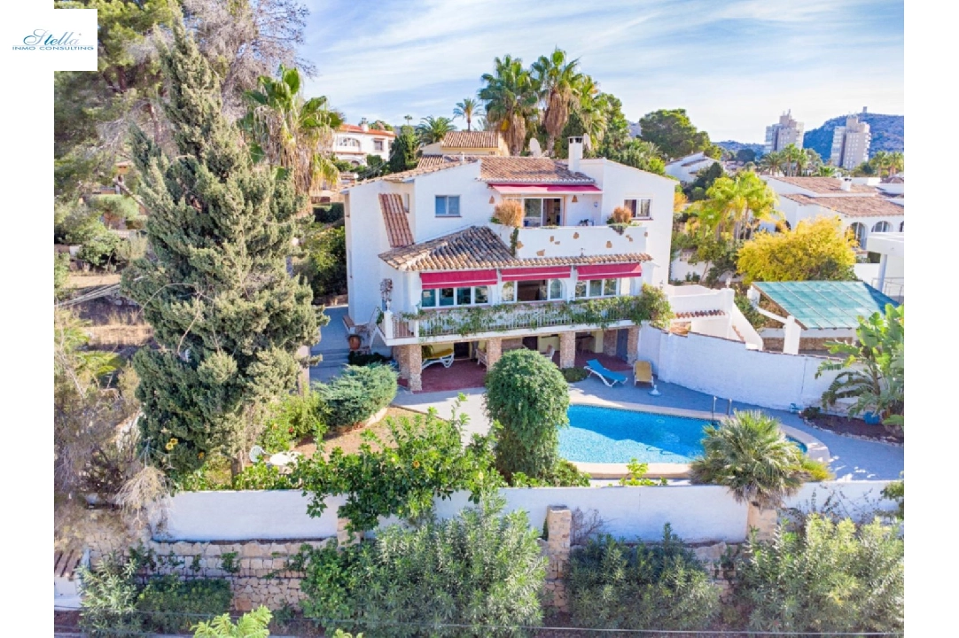 Villa in Moraira te koop, woonoppervlakte 326 m², Bouwjaar 1975, Airconditioning, grondstuk 791 m², 6 slapkamer, 6 badkamer, Zwembad, ref.: AM-12082DA-4