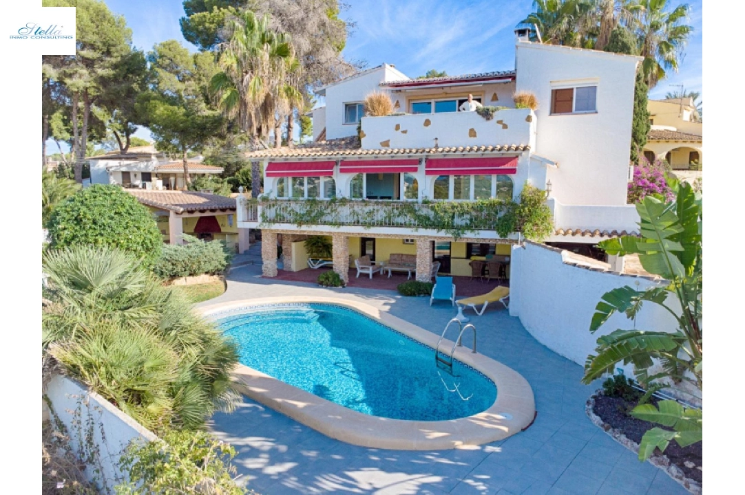 Villa in Moraira te koop, woonoppervlakte 326 m², Bouwjaar 1975, Airconditioning, grondstuk 791 m², 6 slapkamer, 6 badkamer, Zwembad, ref.: AM-12082DA-7