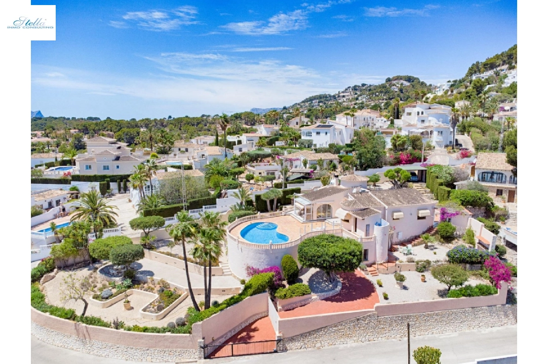 Villa in Moraira te koop, woonoppervlakte 293 m², Bouwjaar 1998, Airconditioning, grondstuk 1604 m², 5 slapkamer, 3 badkamer, Zwembad, ref.: AM-12096DA-10