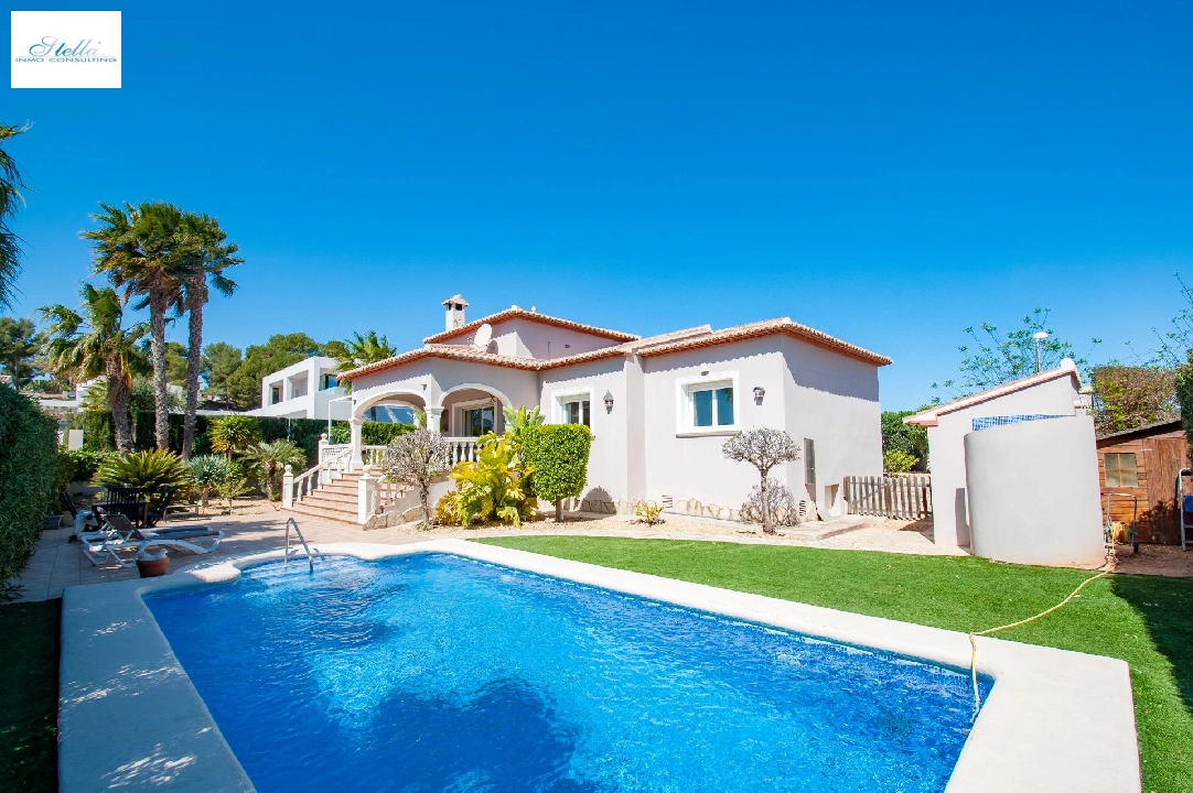 Villa in Moraira te koop, woonoppervlakte 132 m², Bouwjaar 2006, Airconditioning, grondstuk 803 m², 3 slapkamer, 2 badkamer, Zwembad, ref.: AM-12189DR-4