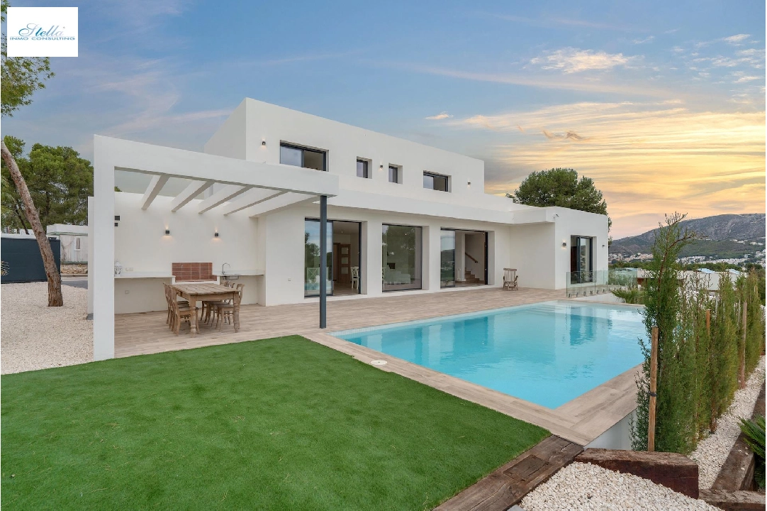 Villa in Moraira te koop, woonoppervlakte 259 m², Bouwjaar 2024, Airconditioning, grondstuk 800 m², 3 slapkamer, 3 badkamer, Zwembad, ref.: AM-12206DR-4