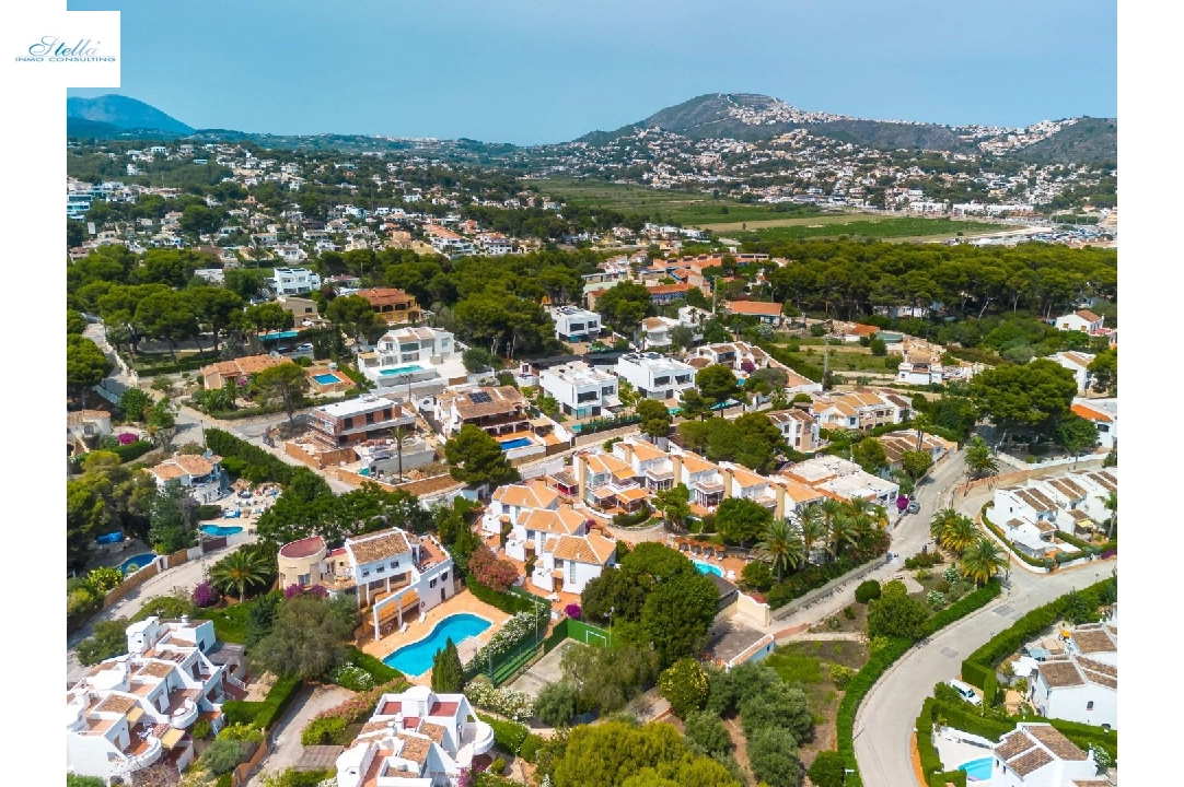 Villa in Moraira te koop, woonoppervlakte 182 m², Airconditioning, grondstuk 500 m², 4 slapkamer, 3 badkamer, Zwembad, ref.: AM-12207DR-11