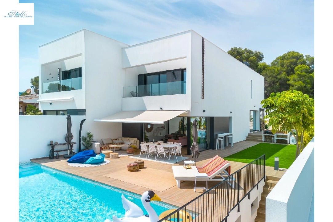 Villa in Moraira te koop, woonoppervlakte 182 m², Airconditioning, grondstuk 500 m², 4 slapkamer, 3 badkamer, Zwembad, ref.: AM-12207DR-39