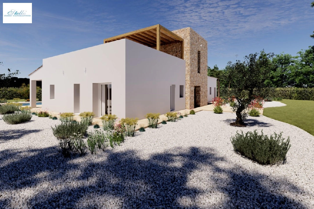 Finca in Benissa te koop, woonoppervlakte 305 m², Bouwjaar 2024, Airconditioning, grondstuk 10000 m², 3 slapkamer, 3 badkamer, Zwembad, ref.: AM-12208DA-12