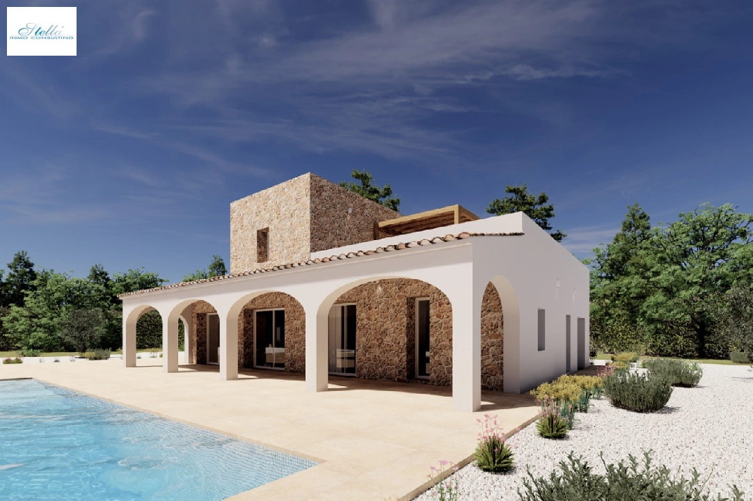 Finca in Benissa te koop, woonoppervlakte 305 m², Bouwjaar 2024, Airconditioning, grondstuk 10000 m², 3 slapkamer, 3 badkamer, Zwembad, ref.: AM-12208DA-8