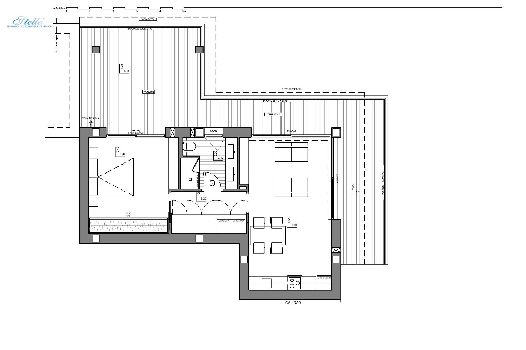 Villa in Benitachell te koop, woonoppervlakte 691 m², Bouwjaar 2024, Airconditioning, grondstuk 1168 m², 4 slapkamer, 6 badkamer, Zwembad, ref.: AM-12233DA-30