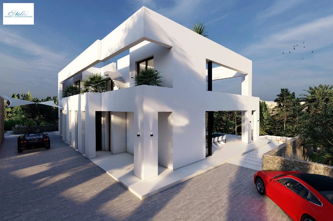 Villa in Benissa te koop, woonoppervlakte 547 m², Bouwjaar 2024, Airconditioning, grondstuk 1347 m², 4 slapkamer, 3 badkamer, Zwembad, ref.: AM-12239DA-1