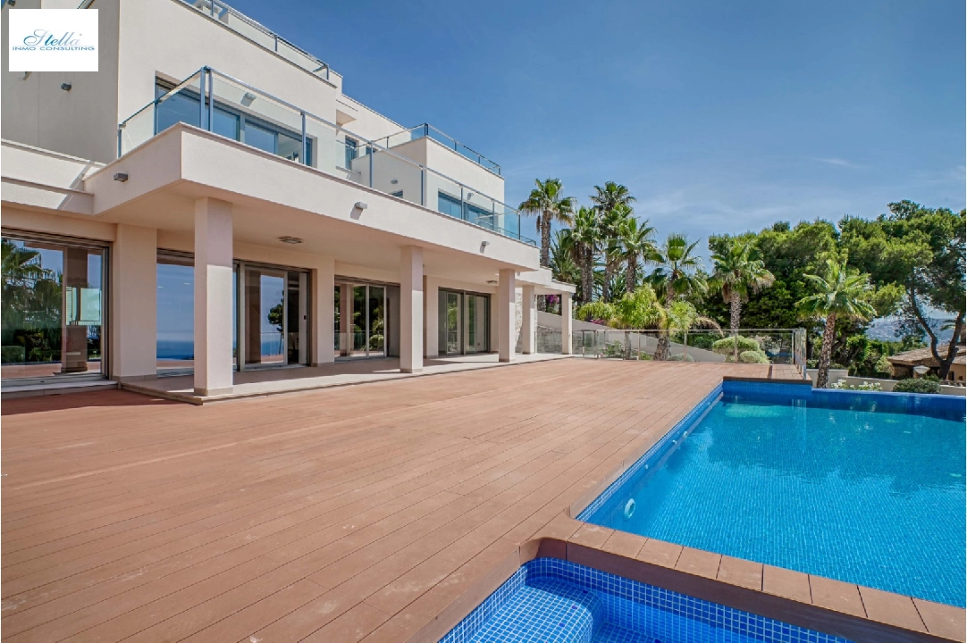 Villa in Moraira te koop, woonoppervlakte 547 m², Bouwjaar 2014, Airconditioning, grondstuk 1132 m², 4 slapkamer, 6 badkamer, Zwembad, ref.: AM-10630DA-1