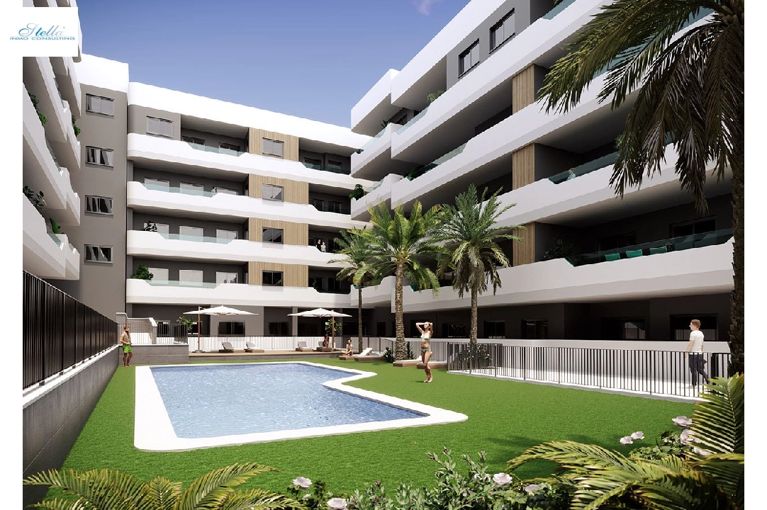 Penthouse Apartment in Santa Pola te koop, woonoppervlakte 165 m², Staat Eerste bewoning, 3 slapkamer, 2 badkamer, Zwembad, ref.: HA-SPN-703-A04-1