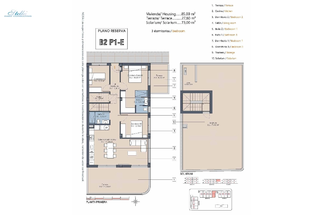 Penthouse Apartment in Los Alcazares te koop, woonoppervlakte 175 m², Staat Eerste bewoning, 3 slapkamer, 2 badkamer, Zwembad, ref.: HA-LAN-432-A04-16