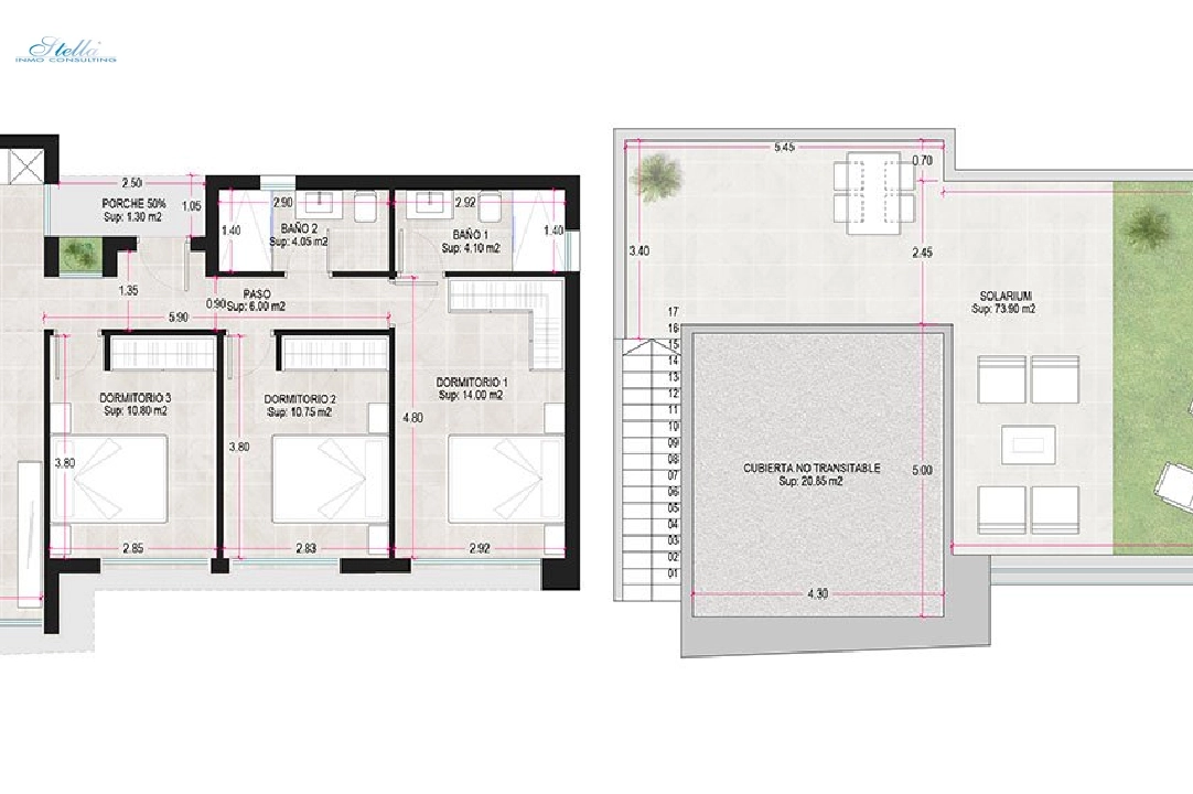 Villa in Alhama de Murcia te koop, woonoppervlakte 166 m², Staat Eerste bewoning, grondstuk 306 m², 3 slapkamer, 2 badkamer, ref.: HA-AHN-120-E02-5