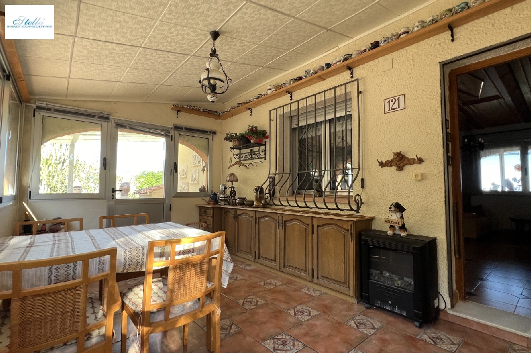 Villa in Denia-La Sella te koop, woonoppervlakte 109 m², Bouwjaar 1985, + Centrale verwarming, Airconditioning, grondstuk 1003 m², 3 slapkamer, 2 badkamer, Zwembad, ref.: JS-1624-25