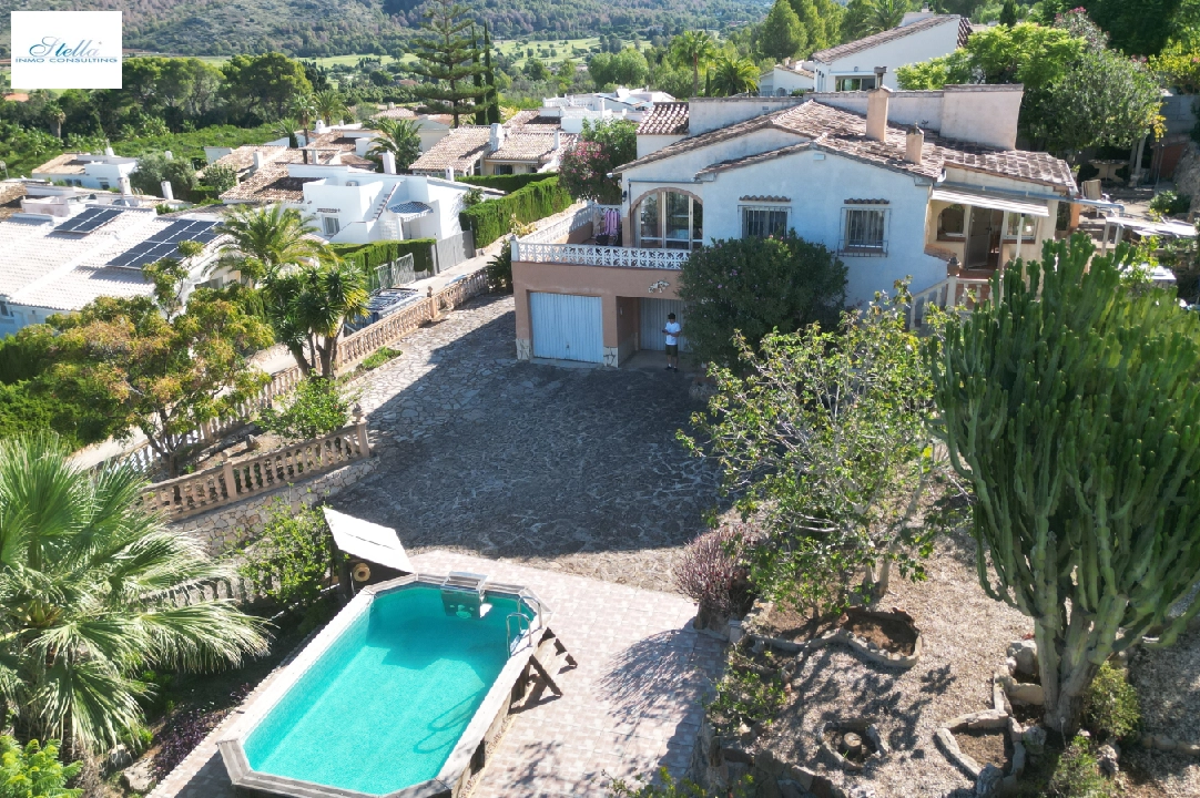 Villa in Denia-La Sella te koop, woonoppervlakte 109 m², Bouwjaar 1985, + Centrale verwarming, Airconditioning, grondstuk 1003 m², 3 slapkamer, 2 badkamer, Zwembad, ref.: JS-1624-8