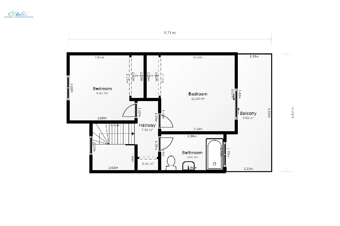 Reihenhaus in Calpe(Calpe) te koop, woonoppervlakte 80 m², Airconditioning, 3 slapkamer, 2 badkamer, Zwembad, ref.: COB-3452-10535-23