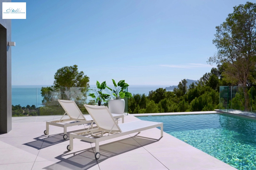 Villa in Altea(Sierra Altea) te koop, woonoppervlakte 535 m², grondstuk 1252 m², 4 slapkamer, 6 badkamer, Zwembad, ref.: CA-H-1800-AMB-2