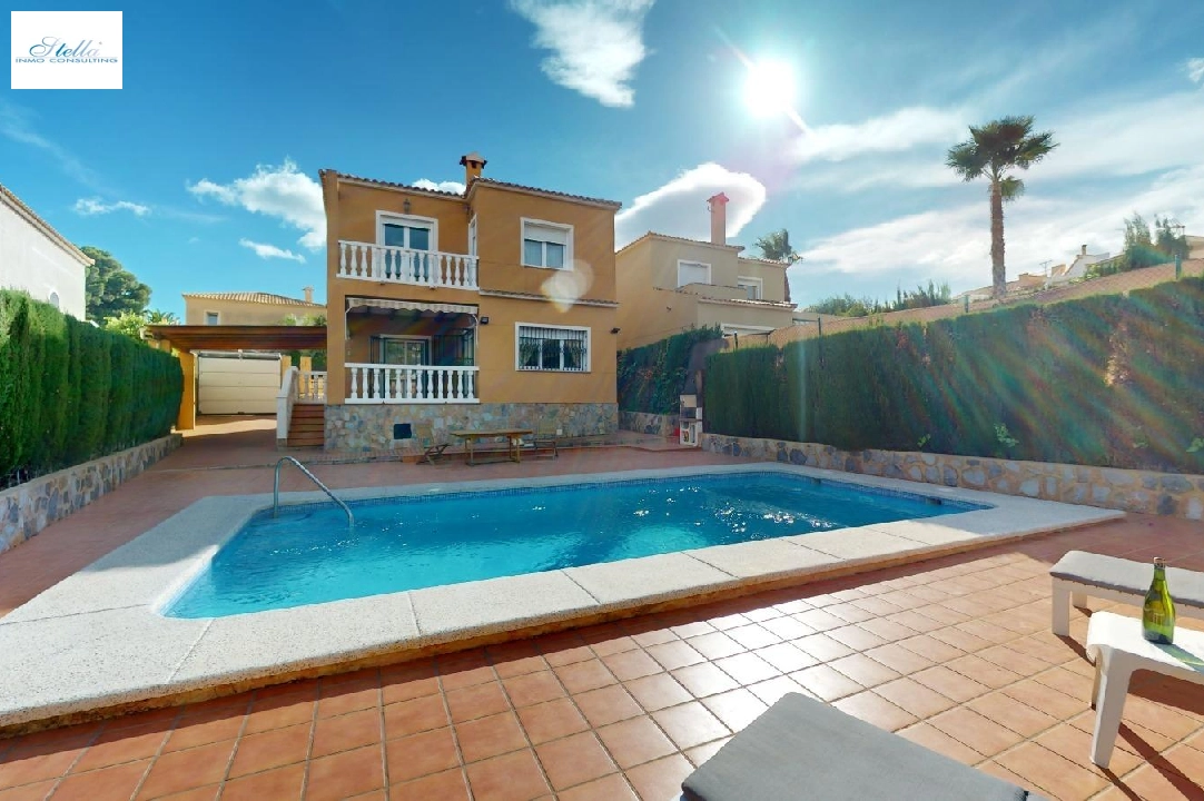 Villa in La Nucia(Nucia Park) te koop, woonoppervlakte 200 m², Airconditioning, grondstuk 500 m², 4 slapkamer, 3 badkamer, Zwembad, ref.: COB-3479-10535-1