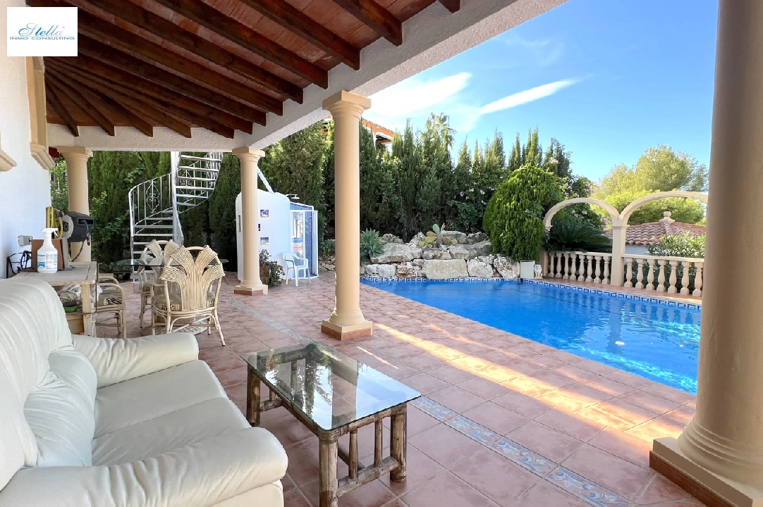 Villa in Denia(Marquesa VI) te koop, woonoppervlakte 122 m², Bouwjaar 2001, Staat netjes, + Vloerverwarming, Airconditioning, grondstuk 802 m², 4 slapkamer, 3 badkamer, Zwembad, ref.: SC-T0924-29