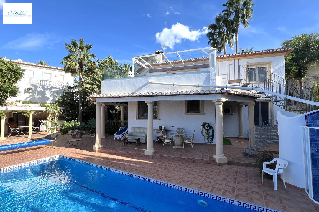 Villa in Denia(Marquesa VI) te koop, woonoppervlakte 122 m², Bouwjaar 2001, Staat netjes, + Vloerverwarming, Airconditioning, grondstuk 802 m², 4 slapkamer, 3 badkamer, Zwembad, ref.: SC-T0924-33