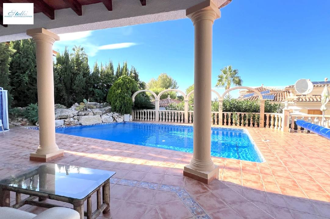 Villa in Denia(Marquesa VI) te koop, woonoppervlakte 122 m², Bouwjaar 2001, Staat netjes, + Vloerverwarming, Airconditioning, grondstuk 802 m², 4 slapkamer, 3 badkamer, Zwembad, ref.: SC-T0924-5