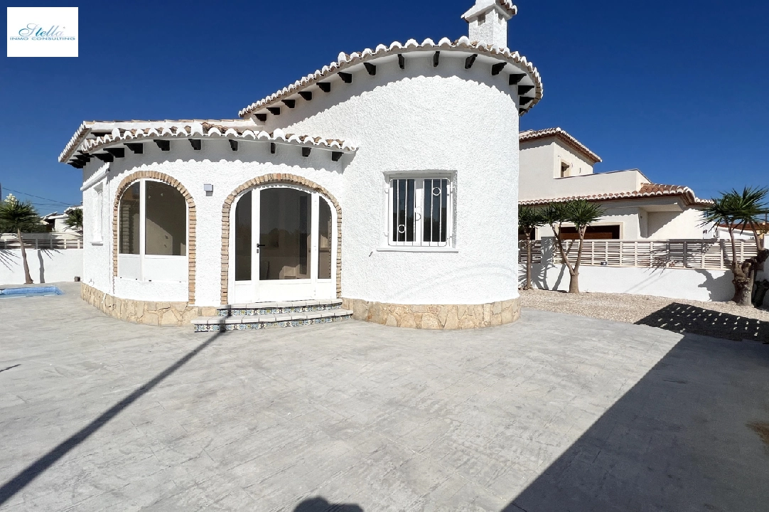 Villa in Els Poblets(Sorts de la mar 26A) te koop, woonoppervlakte 80 m², Bouwjaar 1985, Staat als nieuw, + KLIMA, Airconditioning, grondstuk 303 m², 2 slapkamer, 2 badkamer, Zwembad, ref.: AS-0824-1