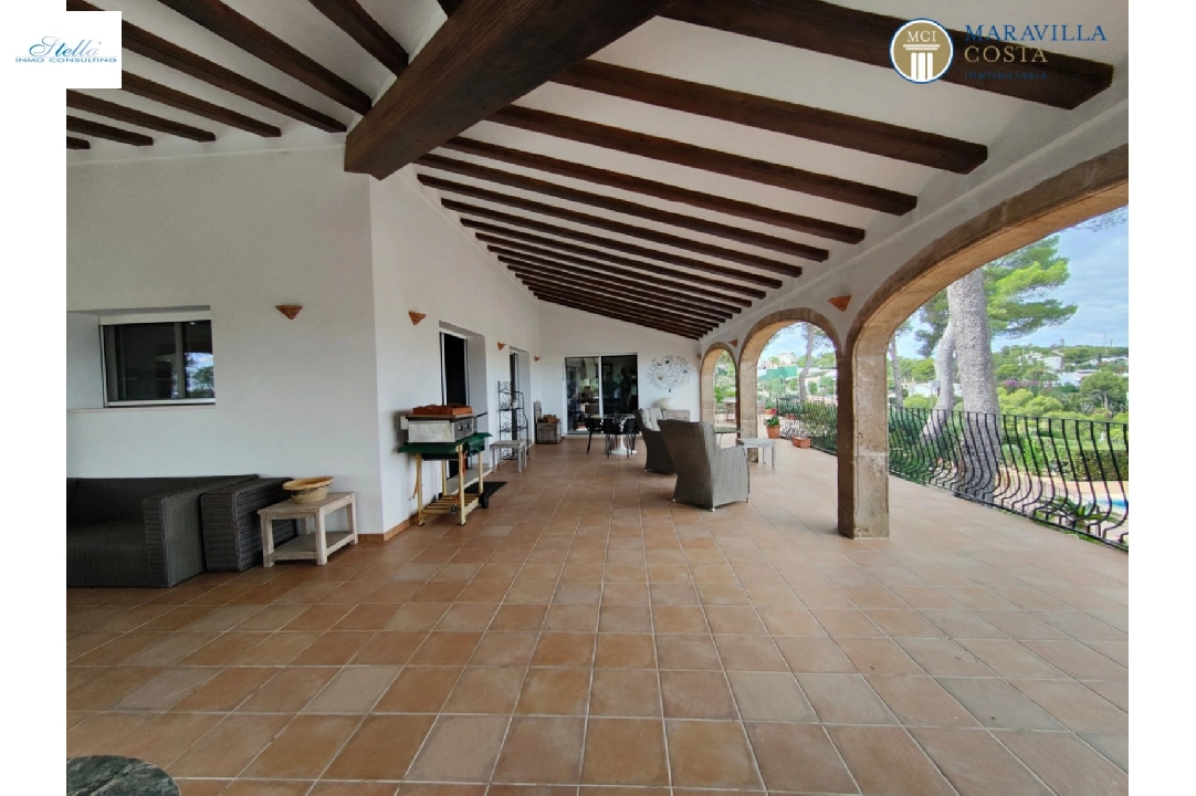 Villa in Javea(Costa Nova) te koop, woonoppervlakte 378 m², + Vloerverwarming, Airconditioning, grondstuk 3063 m², 5 slapkamer, 5 badkamer, Zwembad, ref.: MV-P-2507-18