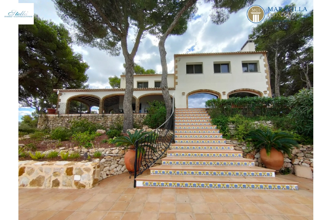 Villa in Javea(Costa Nova) te koop, woonoppervlakte 378 m², + Vloerverwarming, Airconditioning, grondstuk 3063 m², 5 slapkamer, 5 badkamer, Zwembad, ref.: MV-P-2507-4