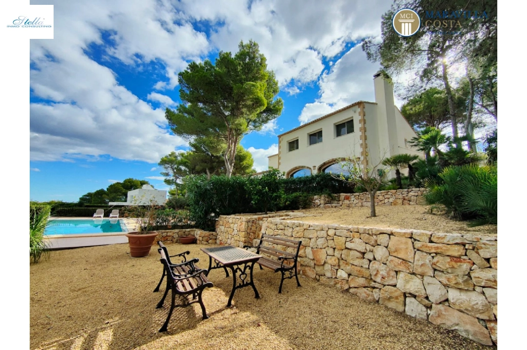 Villa in Javea(Costa Nova) te koop, woonoppervlakte 378 m², + Vloerverwarming, Airconditioning, grondstuk 3063 m², 5 slapkamer, 5 badkamer, Zwembad, ref.: MV-P-2507-5