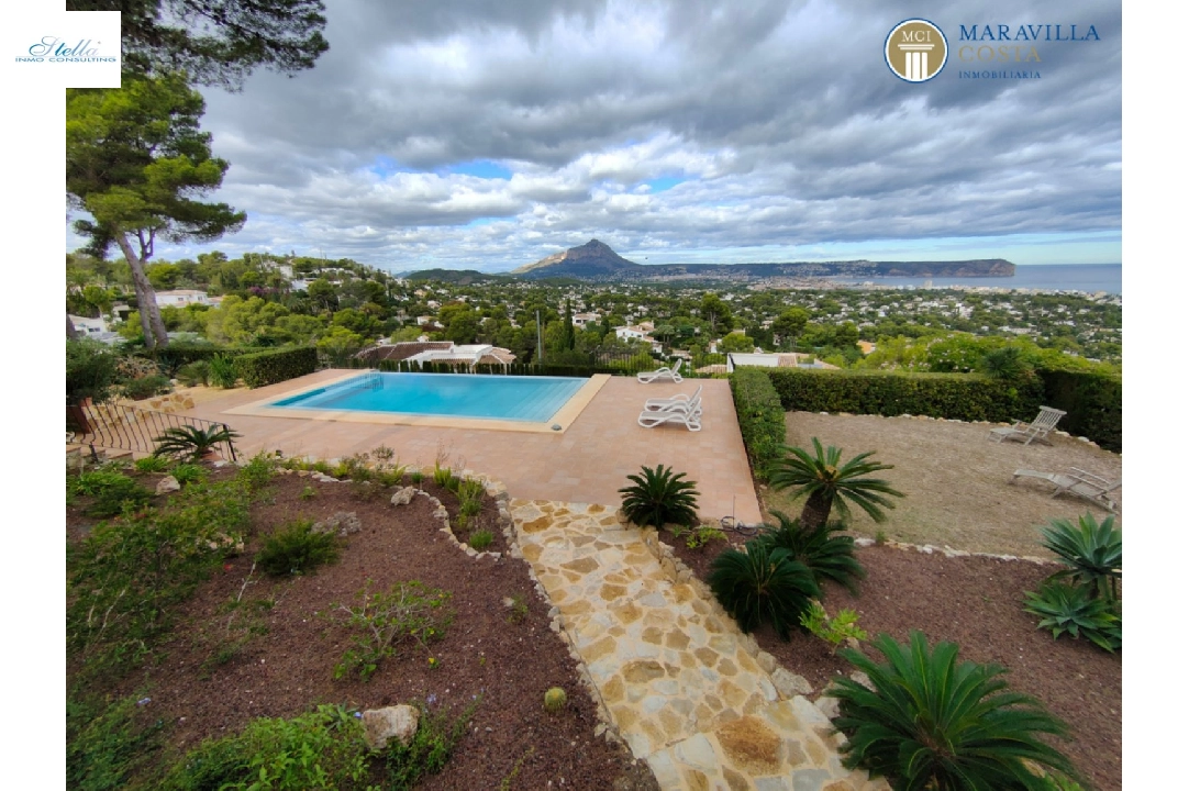 Villa in Javea(Costa Nova) te koop, woonoppervlakte 378 m², + Vloerverwarming, Airconditioning, grondstuk 3063 m², 5 slapkamer, 5 badkamer, Zwembad, ref.: MV-P-2507-8