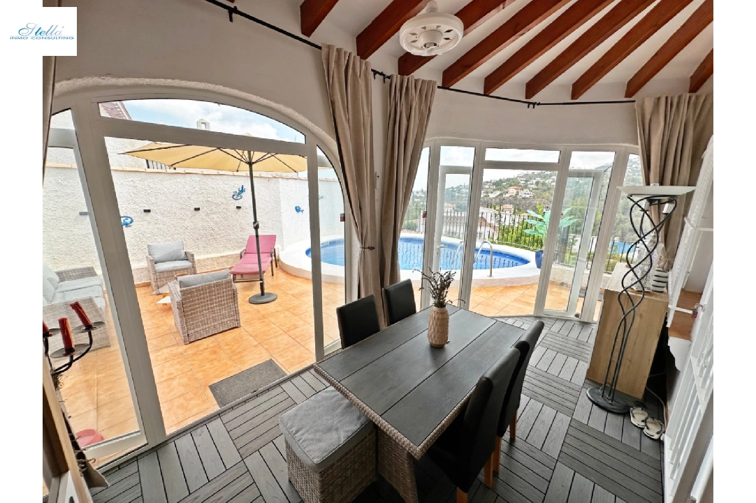 Villa in Pego te koop, woonoppervlakte 122 m², Bouwjaar 2005, + Oven, Airconditioning, grondstuk 560 m², 3 slapkamer, 2 badkamer, Zwembad, ref.: O-V92014D-15