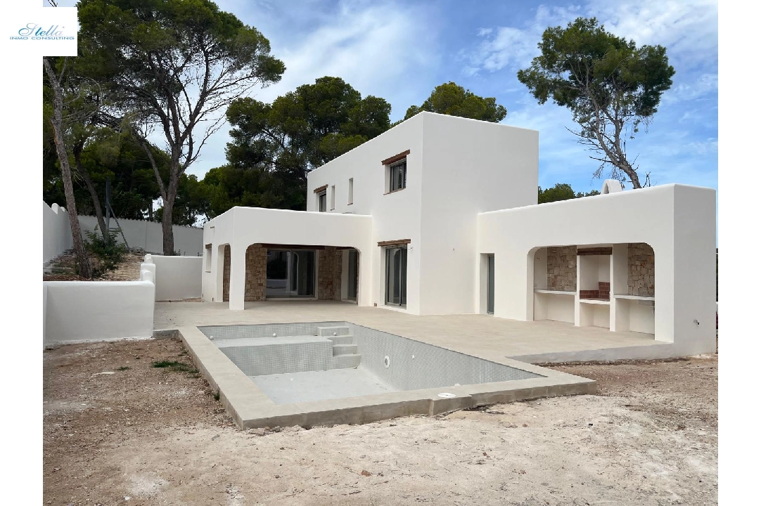 Villa in Moraira(Cap Blanc) te koop, woonoppervlakte 180 m², Airconditioning, grondstuk 1056 m², 3 slapkamer, 4 badkamer, Zwembad, ref.: CA-H-1699-AMBI-3