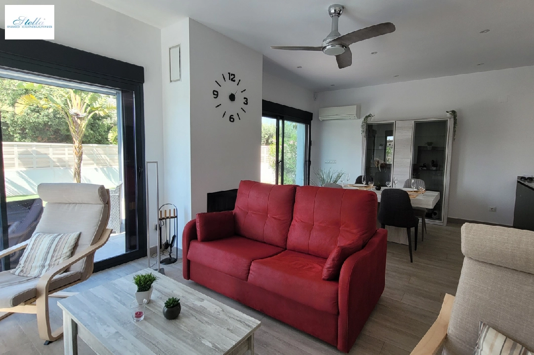 Villa in Els Poblets te koop, woonoppervlakte 158 m², Bouwjaar 2018, Staat als nieuw, + KLIMA, Airconditioning, grondstuk 500 m², 3 slapkamer, 2 badkamer, Zwembad, ref.: MG-0824-10