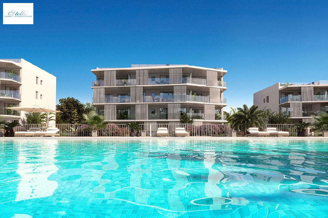 Etagen Apartment in Cala D-Or te koop, woonoppervlakte 107 m², Staat Eerste bewoning, Airconditioning, 2 slapkamer, 2 badkamer, Zwembad, ref.: HA-MLN-433-A01-1