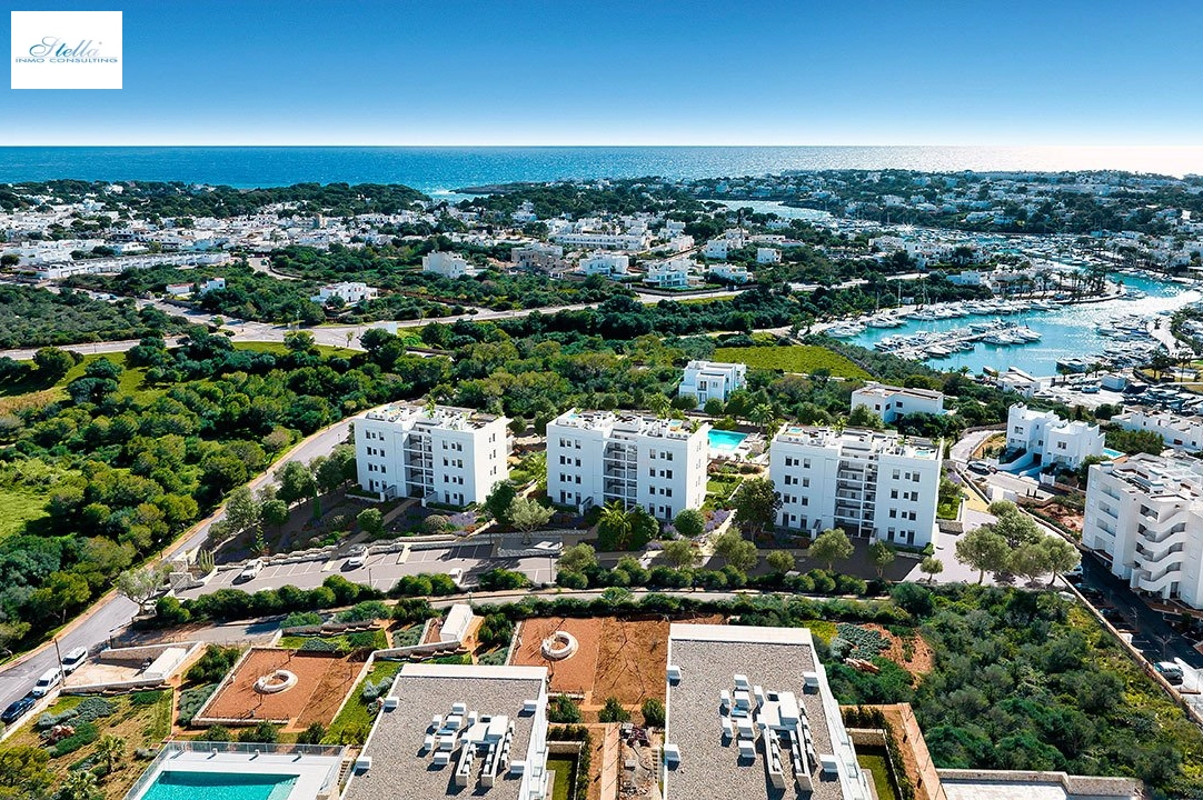 Etagen Apartment in Cala D-Or te koop, woonoppervlakte 107 m², Staat Eerste bewoning, Airconditioning, 2 slapkamer, 2 badkamer, Zwembad, ref.: HA-MLN-433-A01-22