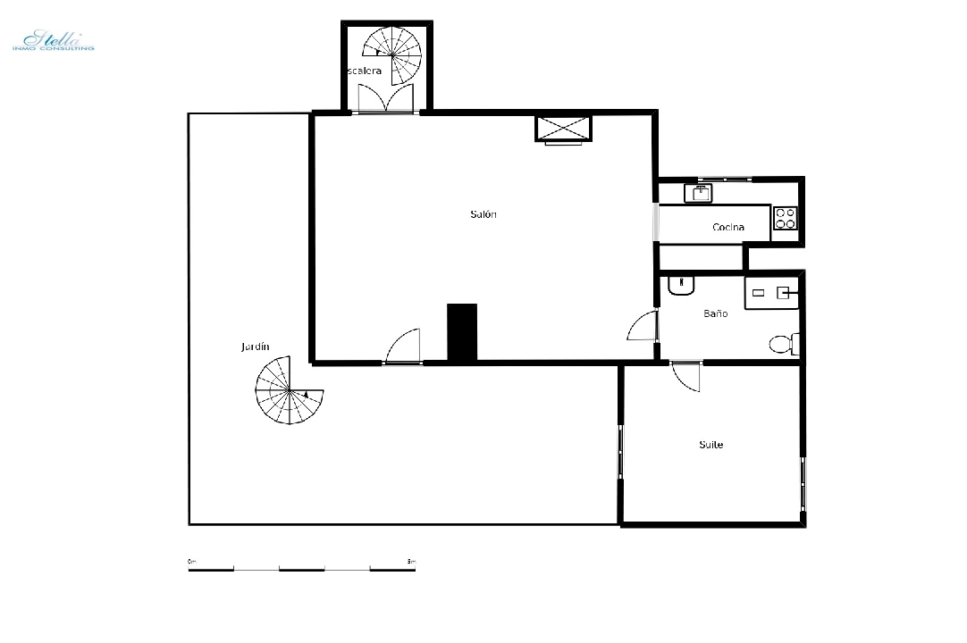 Stadthaus in Moraira(Arnella) te koop, woonoppervlakte 112 m², Airconditioning, 2 slapkamer, 2 badkamer, Zwembad, ref.: CA-B-1829-AMBE-42