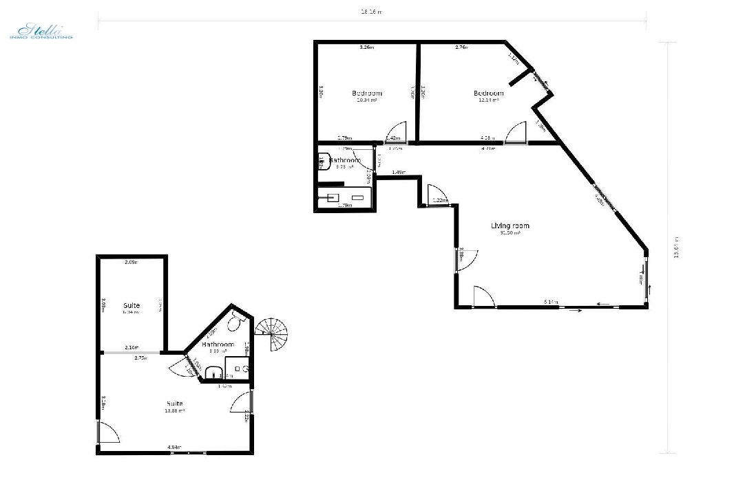 Villa in Calpe(Cucarres) te koop, woonoppervlakte 210 m², Airconditioning, grondstuk 800 m², 5 slapkamer, 4 badkamer, Zwembad, ref.: COB-3485-10535-35