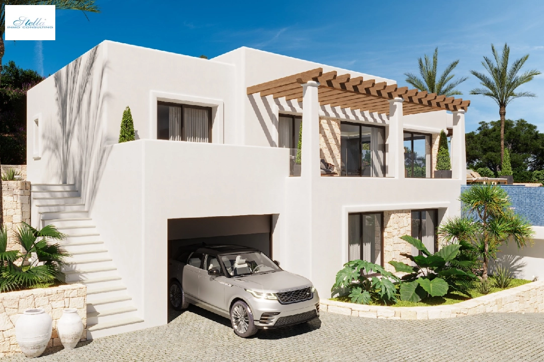 Villa in Benissa te koop, woonoppervlakte 256 m², Airconditioning, grondstuk 1009 m², 4 slapkamer, 4 badkamer, Zwembad, ref.: UM-UV-IFACH-3