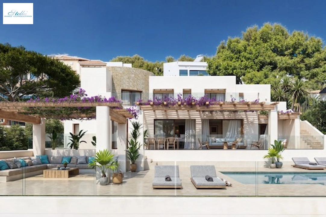 Villa in Moraira(San Jaime) te koop, woonoppervlakte 333 m², Airconditioning, grondstuk 1330 m², 5 slapkamer, 5 badkamer, Zwembad, ref.: CA-H-1842-AMBI-2