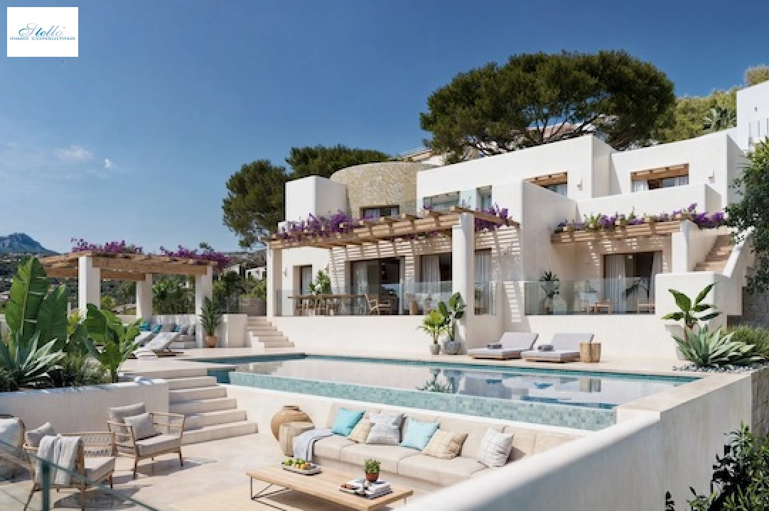 Villa in Moraira(San Jaime) te koop, woonoppervlakte 333 m², Airconditioning, grondstuk 1330 m², 5 slapkamer, 5 badkamer, Zwembad, ref.: CA-H-1842-AMBI-9