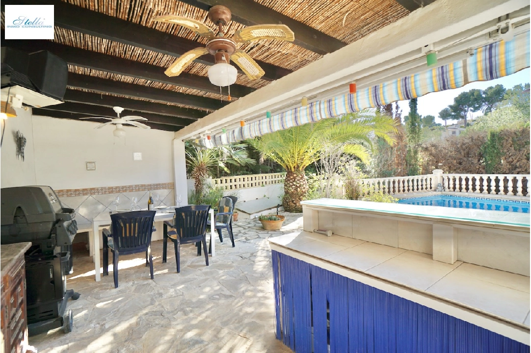 Villa in Benissa(Baladrar) te koop, woonoppervlakte 136 m², grondstuk 1076 m², 2 slapkamer, 2 badkamer, Zwembad, ref.: CA-H-1850-AMBEI-25