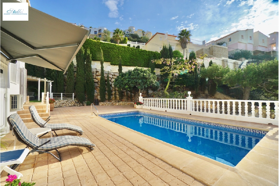 Villa in Moraira(Arnella) te koop, woonoppervlakte 248 m², Airconditioning, grondstuk 958 m², 5 slapkamer, 3 badkamer, Zwembad, ref.: CA-H-1854-AMB-5