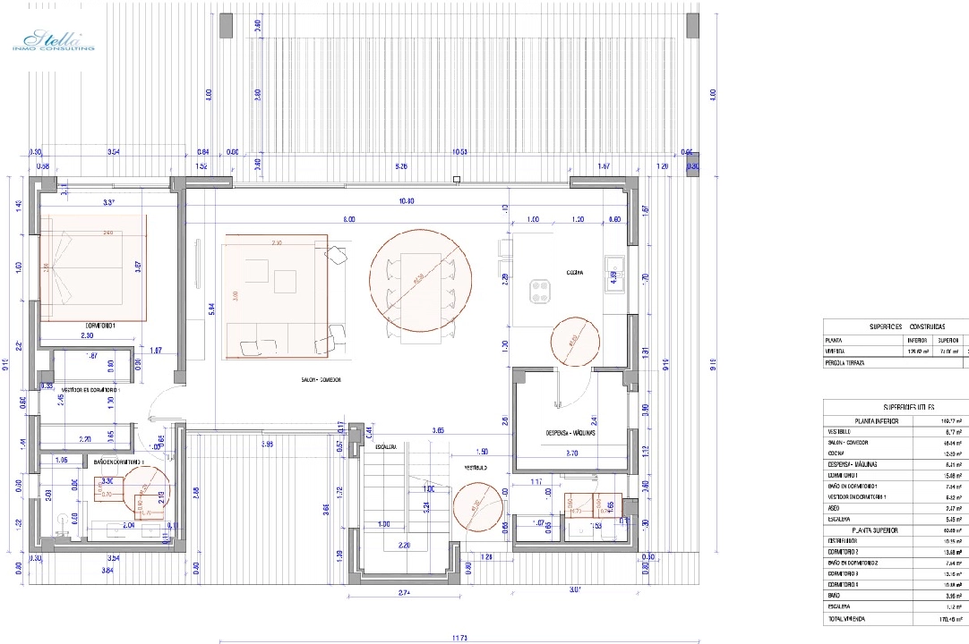 Villa in Javea te koop, woonoppervlakte 246 m², Bouwjaar 2024, Airconditioning, grondstuk 1003 m², 4 slapkamer, 3 badkamer, Zwembad, ref.: BP-4435JAV-12