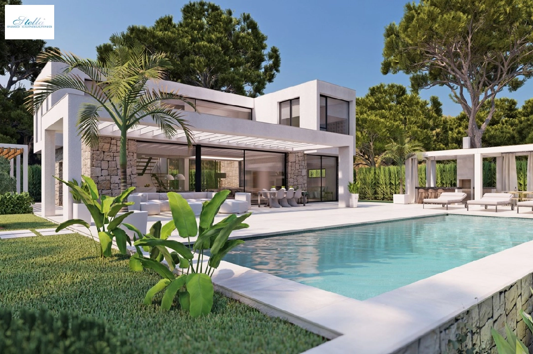 Villa in Javea te koop, woonoppervlakte 246 m², Bouwjaar 2024, Airconditioning, grondstuk 1003 m², 4 slapkamer, 3 badkamer, Zwembad, ref.: BP-4435JAV-2