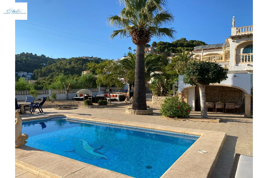 Villa in Benissa te koop, woonoppervlakte 354 m², Bouwjaar 1984, + Centrale verwarming, grondstuk 1200 m², 4 slapkamer, 4 badkamer, Zwembad, ref.: FK-0125-2