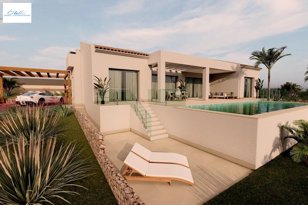 Villa in Javea(Laderas) te koop, woonoppervlakte 226 m², Airconditioning, grondstuk 1186 m², 4 slapkamer, 3 badkamer, Zwembad, ref.: CA-H-1865-AMB-2